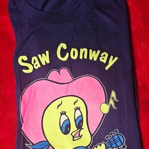 Vintage Conway Twitty I Saw Conway in Concert Tweety Bird t-shirt Size XL